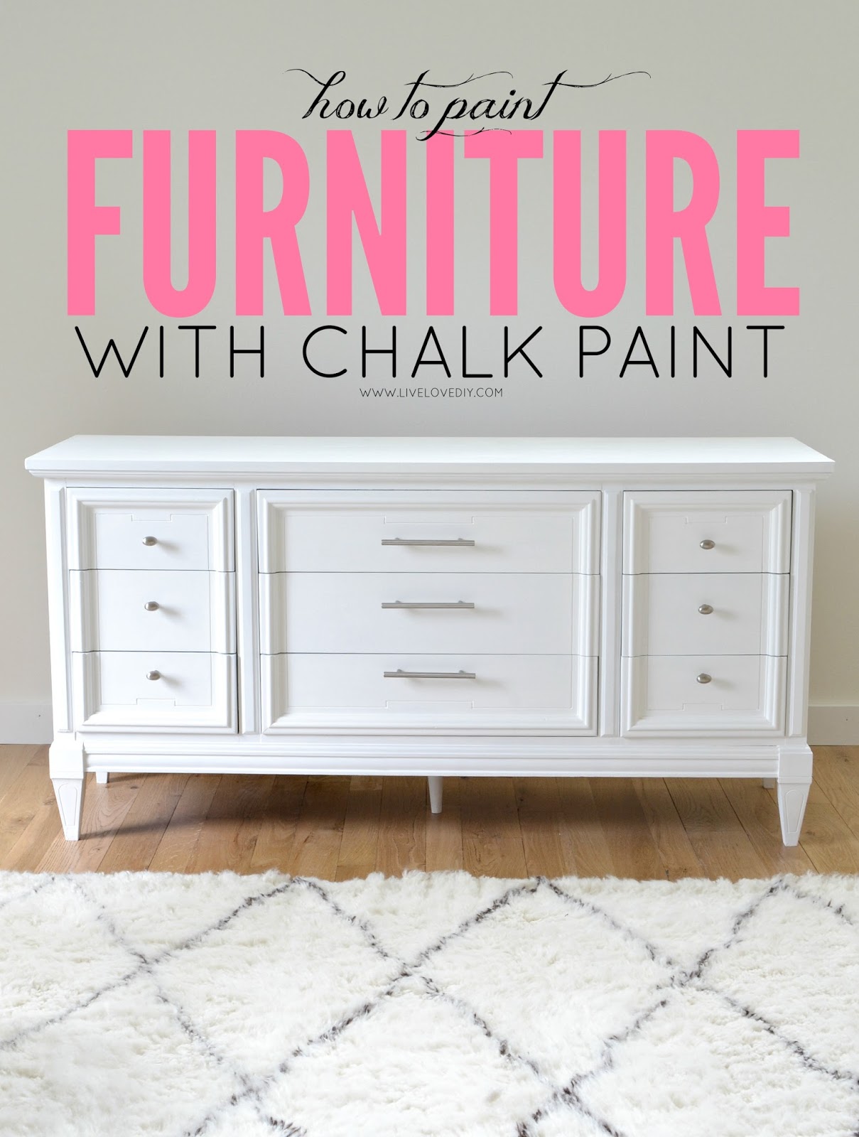 How To Paint Furniture with Chalk Paint (and how to survive a DIY